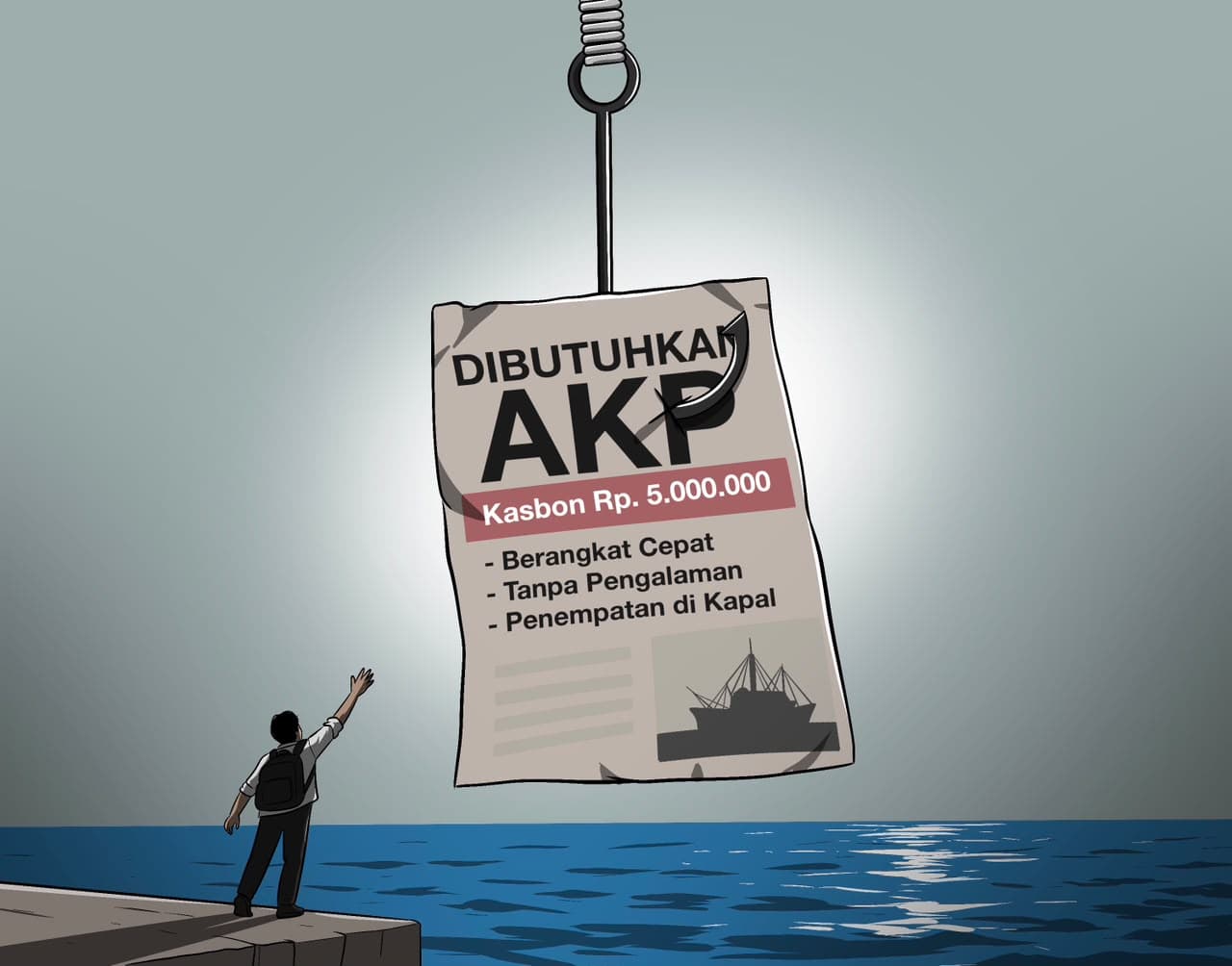 Janji Manis Berujung Nestapa: Eksploitasi Pekerja Kapal Berkedok Iklan Kerja di Facebook